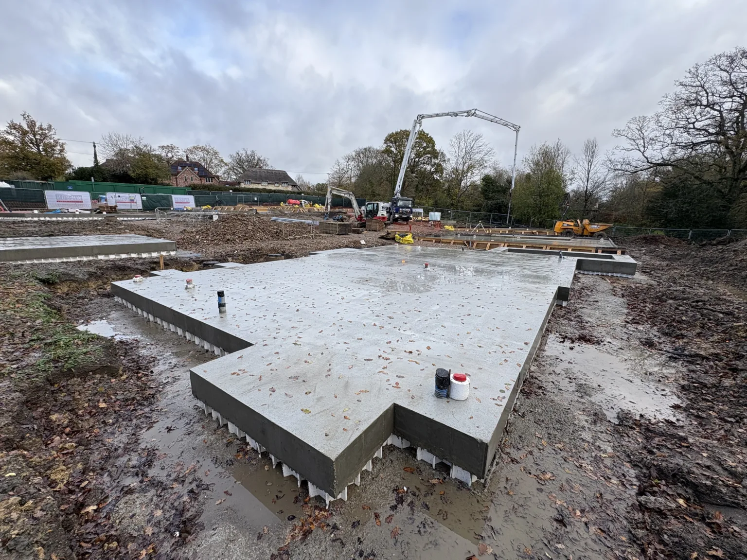 Winter Foundation Construction with SPEEDECK