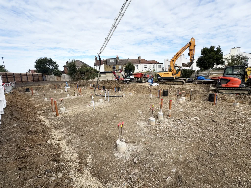 Concrete pour at Footscray Road 3