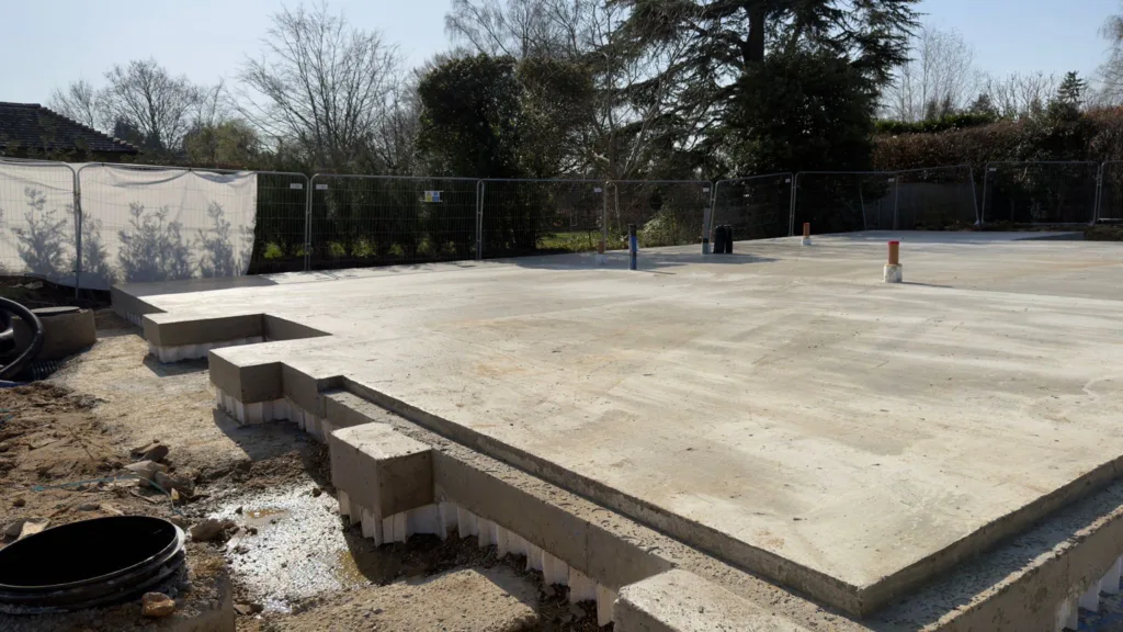 Concrete piled raft foundation from SPEEDECK