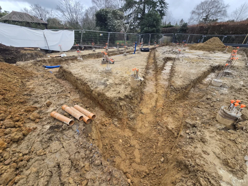 Drainage at Fairmile Lane Cobham