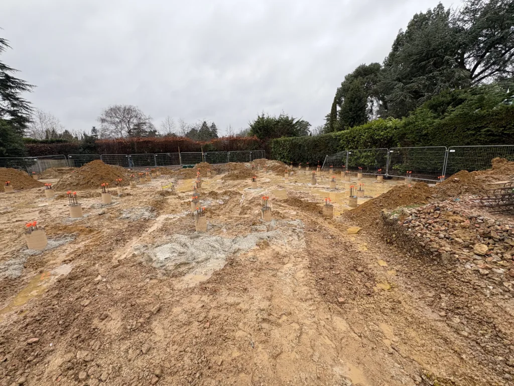 Piling at Fairmile Lane Cobham