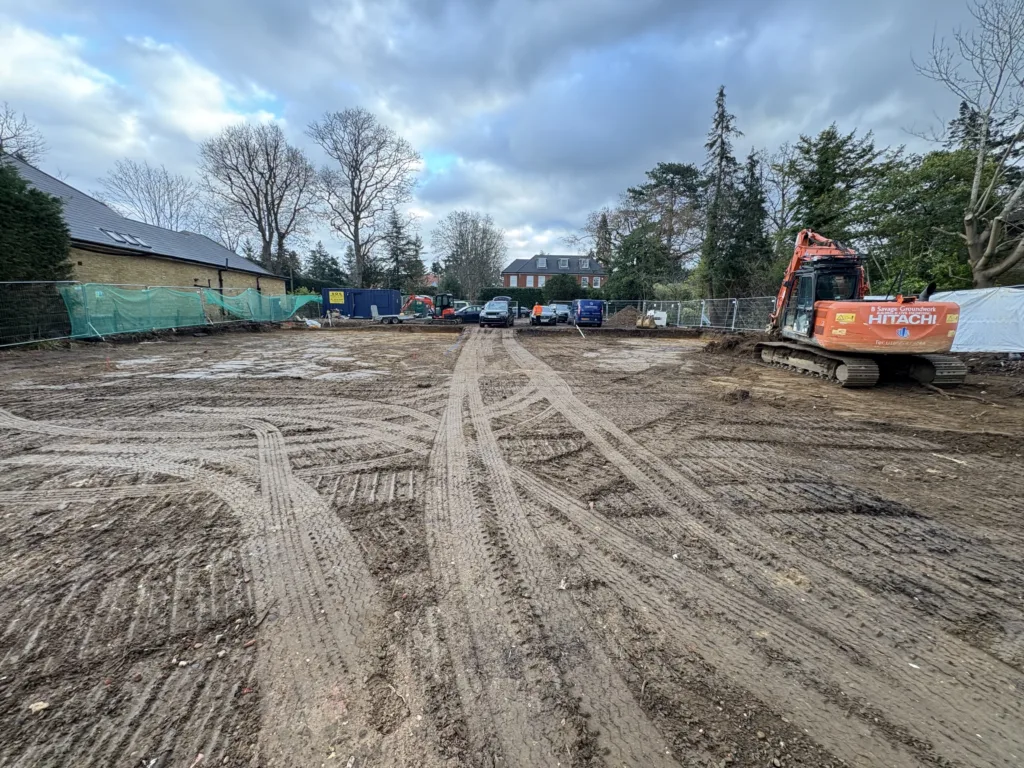 Site ready at Fairmile Lane 2